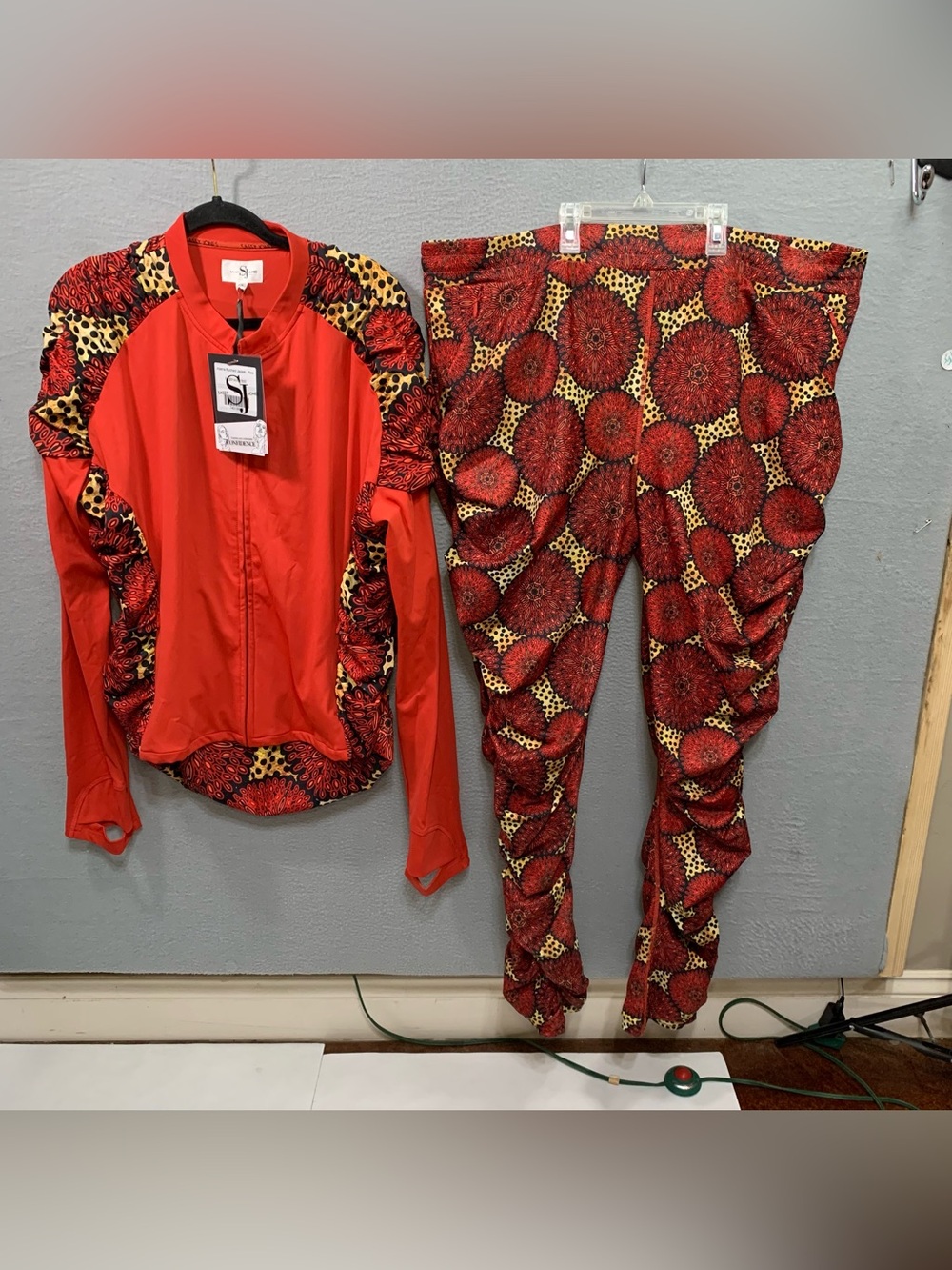Sassy Jones Bold Print Tracksuit size XL